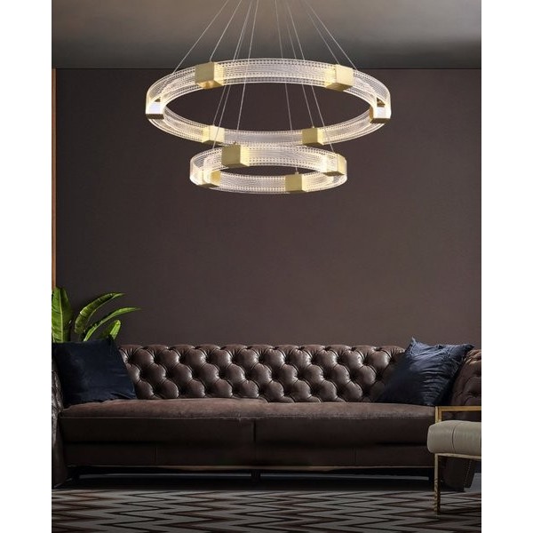 Parallel Ring LED Chandelier