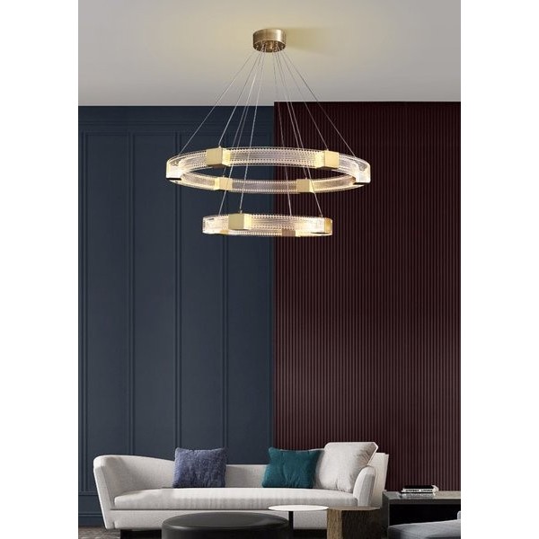 Parallel Ring LED Chandelier