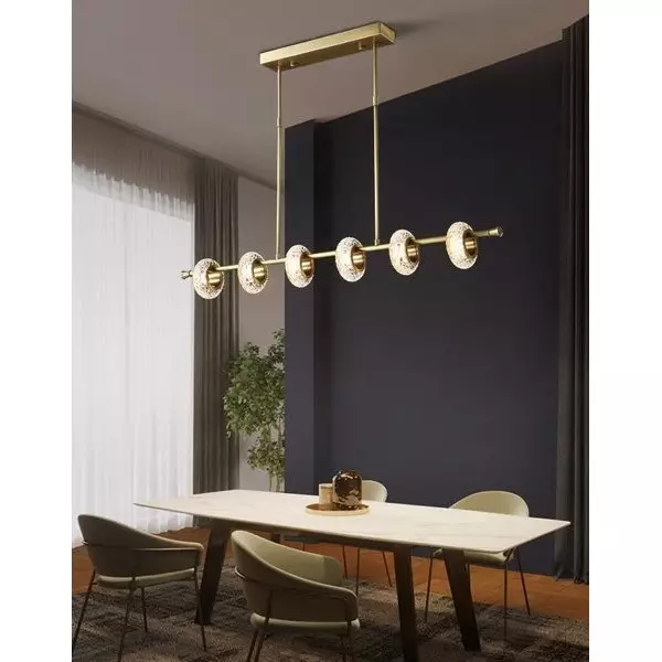 Brass Crystal LED Chandeliers