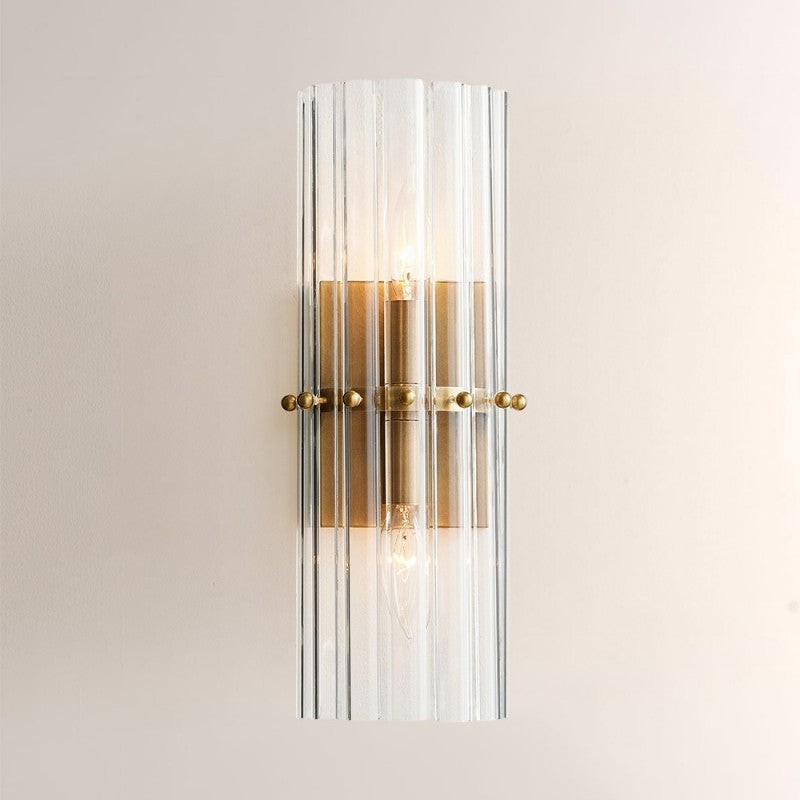 Lámpara de pared de cristal moderna...