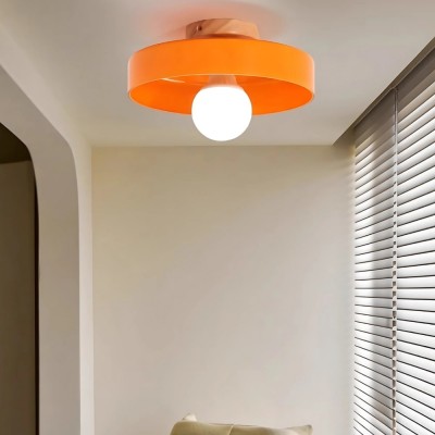 Houten Voet Disc Orb Oranje... 2