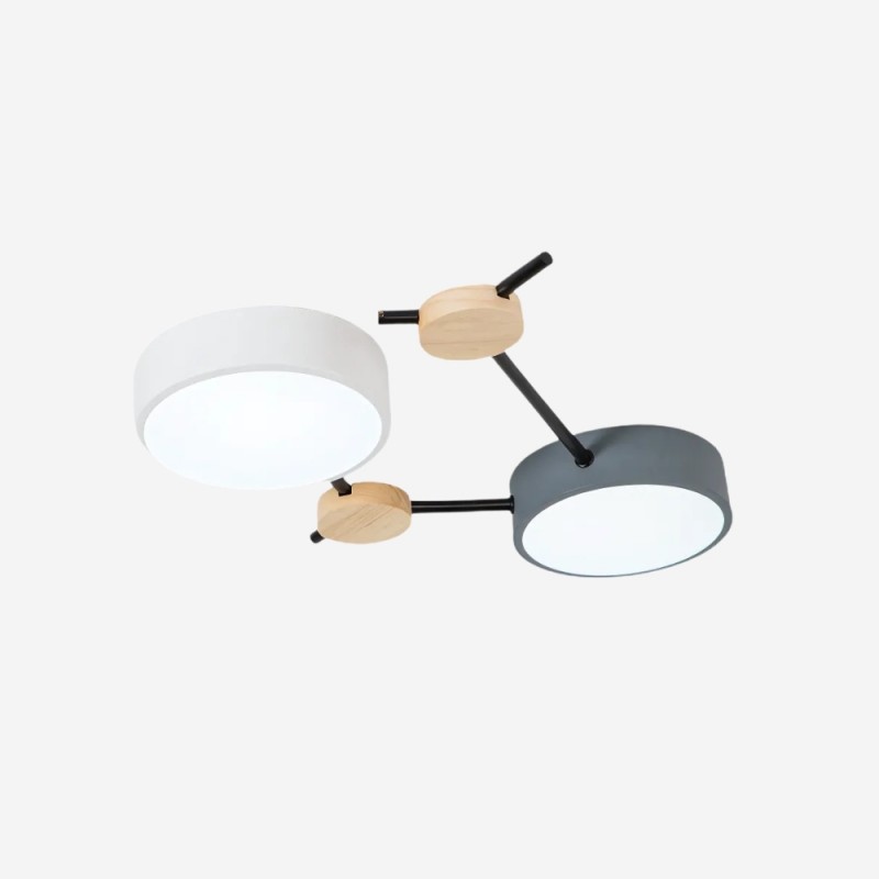 Nordic Wood Branch Led Ceiling Light...