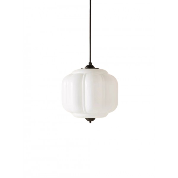 American Vintage Cream Glass Shade Shaped Eloise Chandelier