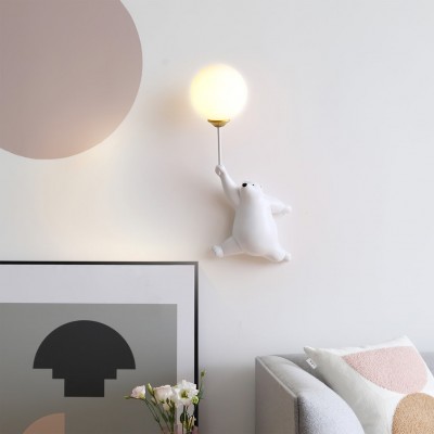 Björnballongvägglampa K972 2