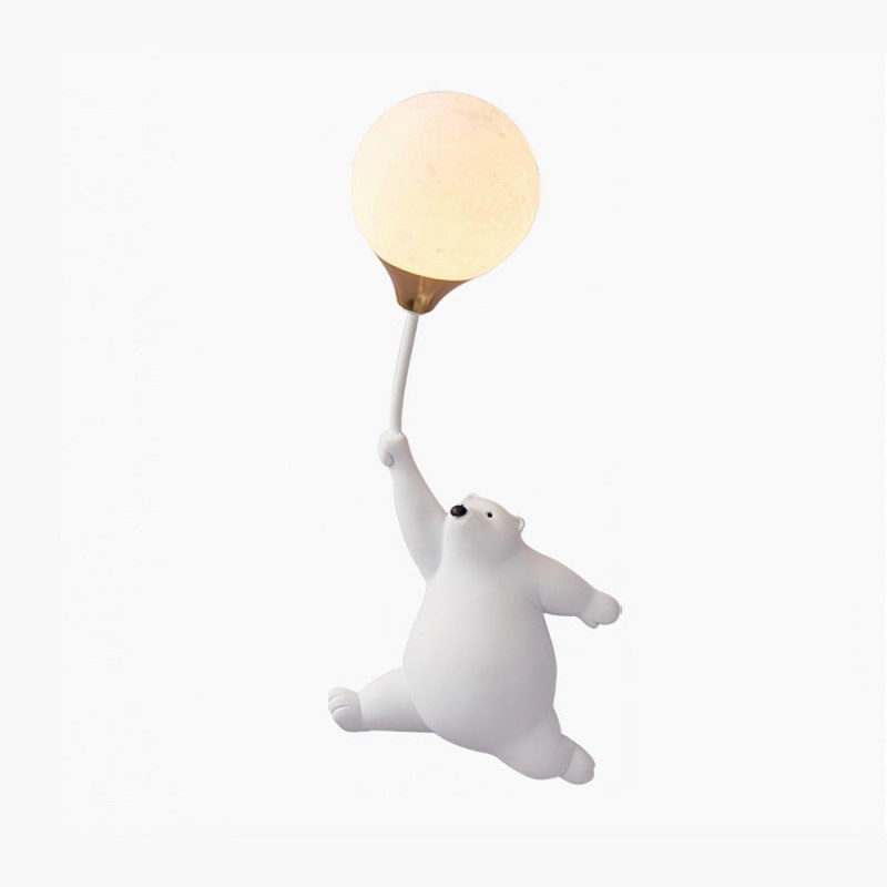Nástěnná lampa s balónkem Medvěd K972