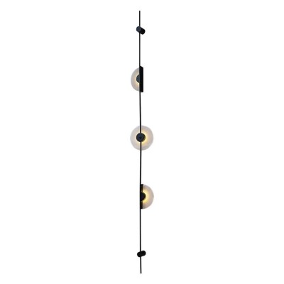 Black Slender Alabaster Wall Lamp 2