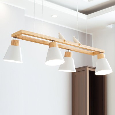 Cone Wood Chandelier K1001