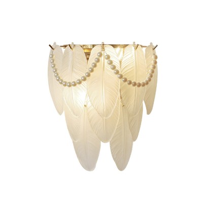 Feather Pearl Wall Lamp 2