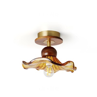 Kapok Wood Ceiling Light K1038