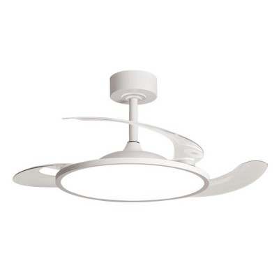 Modern White Round Led...
