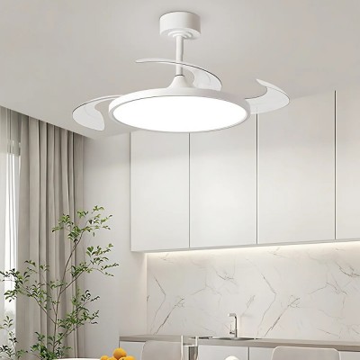 Modern White Round Led... 2