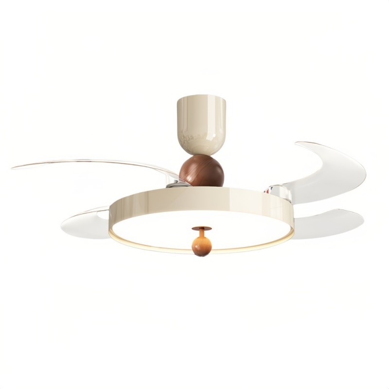 Modern Cream Invisible Ceiling Fan...