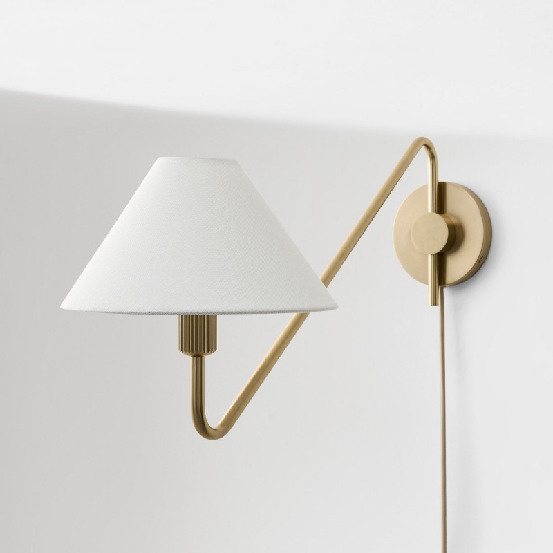 Aplique de pared Diora con brazo...