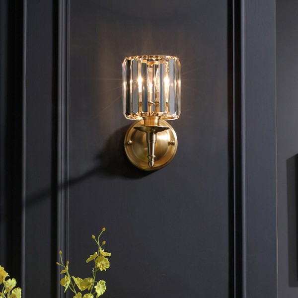 Vintage Luxury Crystal Wall Lamp