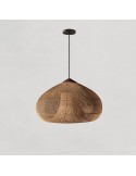 Harp gevlochten rotan hanglamp K1175