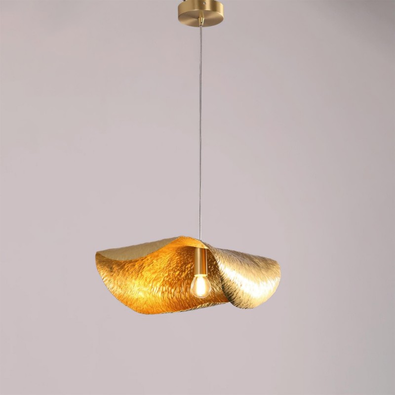 Hammered Brass Suspension Light K1205