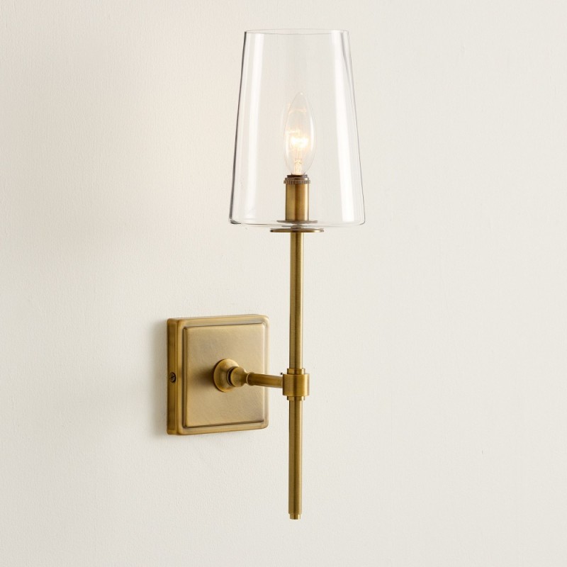 Derlina Vintage Glasvägglampa - Retro...