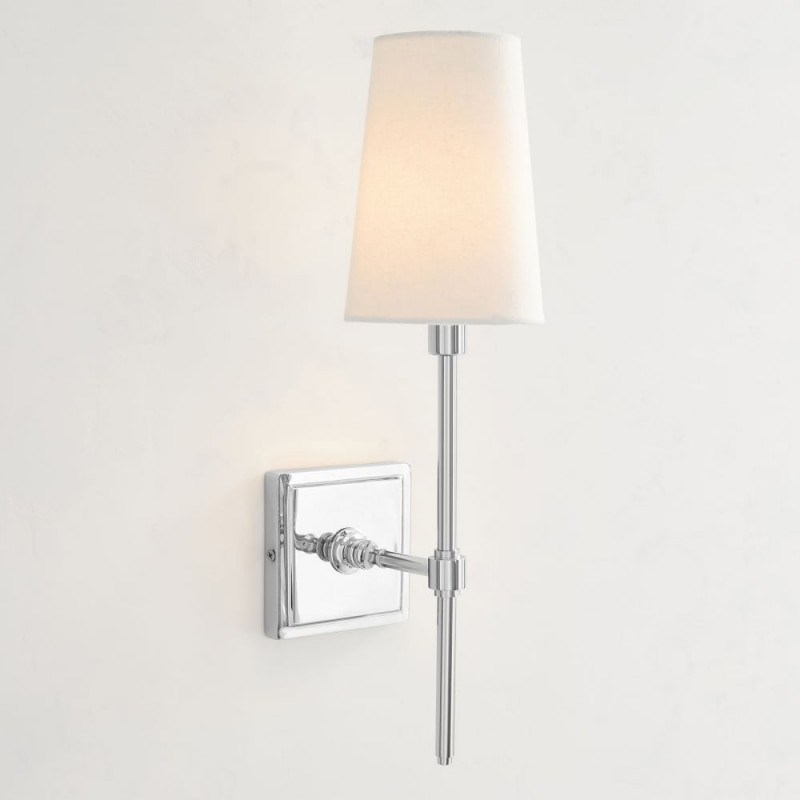 Derlina Fabric Drum Shade Wall Sconce...