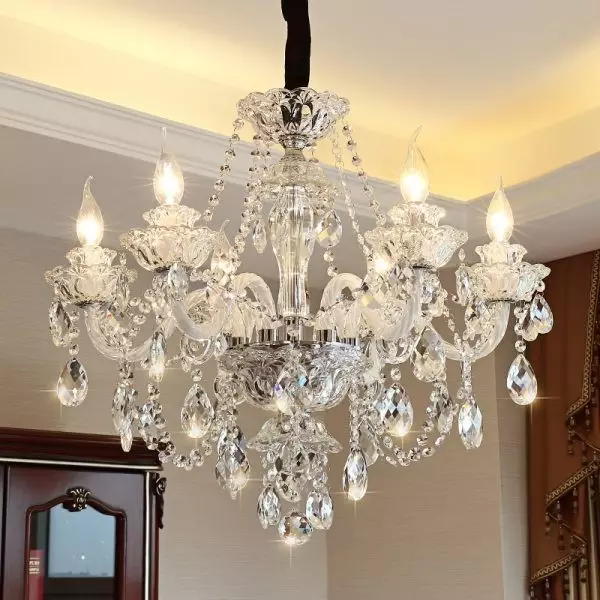 Candlestick Crystal Chandelier