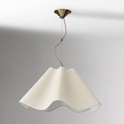 Oslan Cruved Linen Pendant...