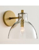 Glavira Transparente Glas-Wandleuchte - Zeitloses Design für Flur K1311