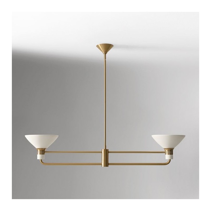 Calvor Linear kroonluchter met 2...