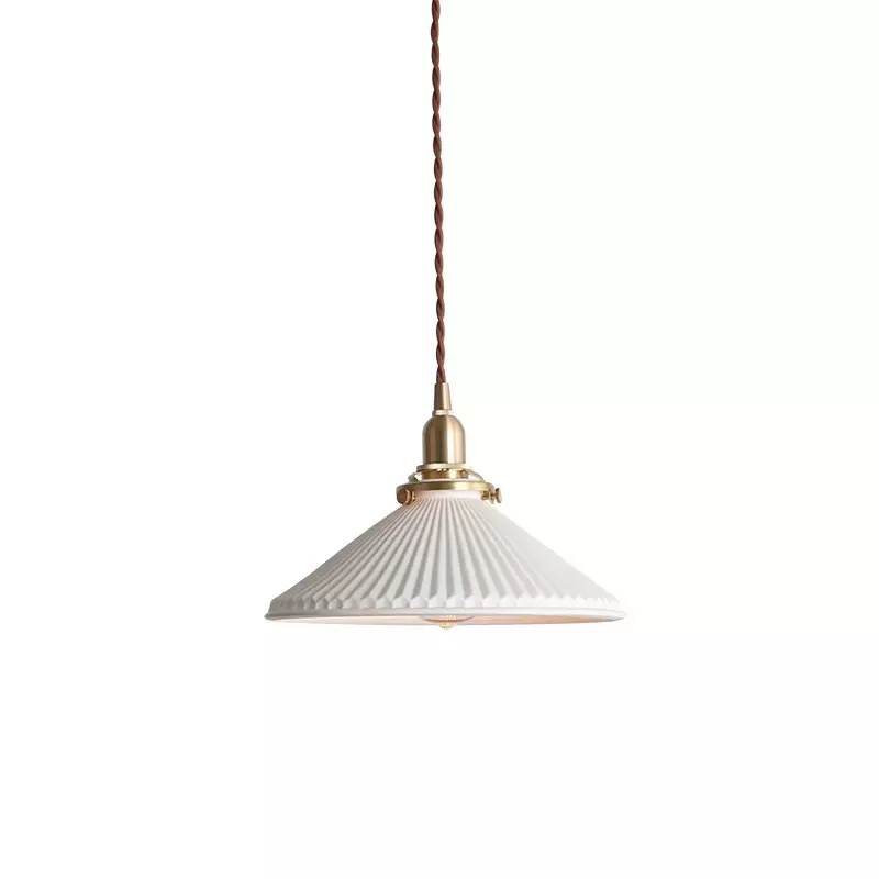 Modern pleated light