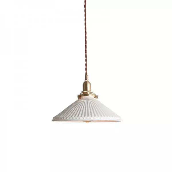 Modern pleated light