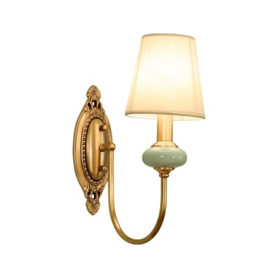 Rowanea Curved Fabric Shade...