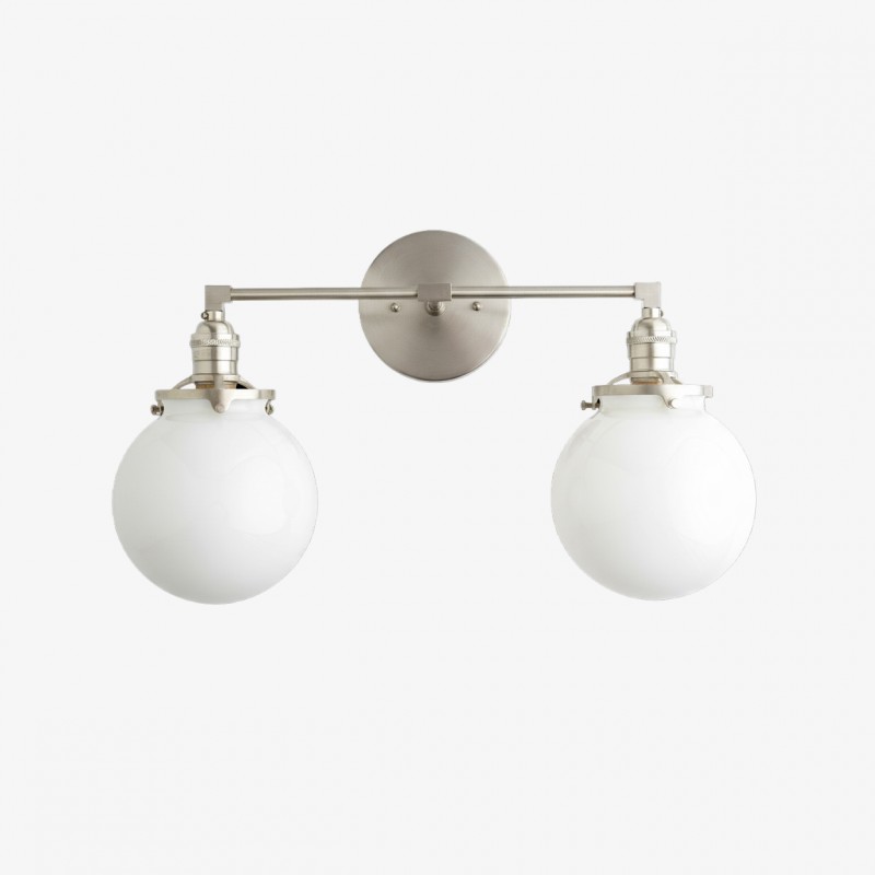 Lampada da toeletta Lumio Globe Glass...