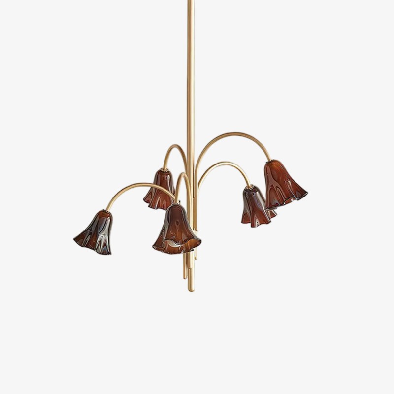 Bellina Artistic Glass Chandelier –...