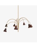Bellina Artistieke Glazen Kroonluchter – Elegante Veelzijdige Vera Lighting K1134