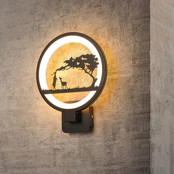 vergiftigen diameter Sinis Artistiek schilderij LED-wandlamp | Wandlamp | KiKi Lighting