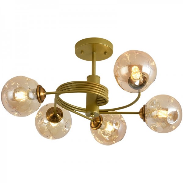 Lampe à suspension Globe combinée