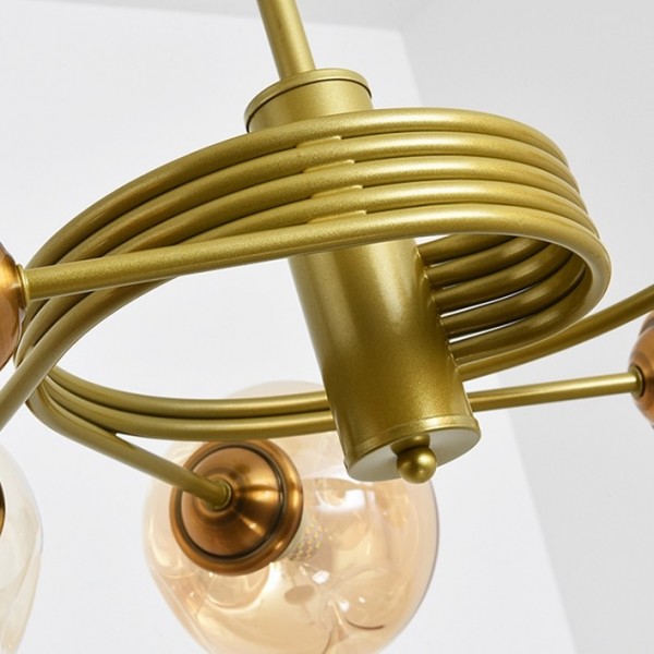 Globe Combination Pendant Lamp