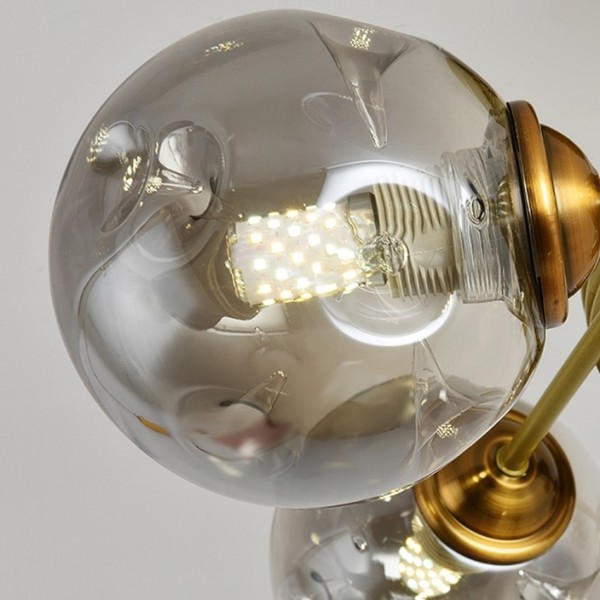 Lampe à suspension Globe combinée