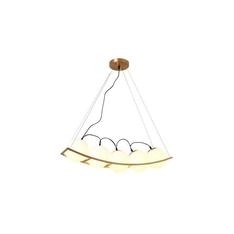 Curved Pea Pendant Lamp