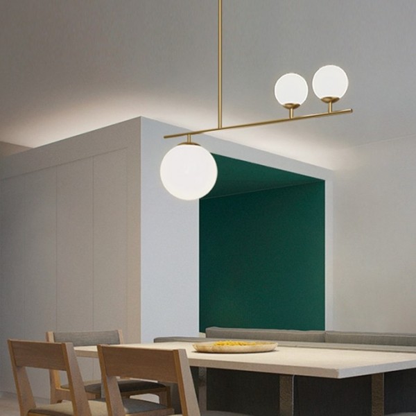 Nordic 3-głowicowa minimalna lampa wisząca