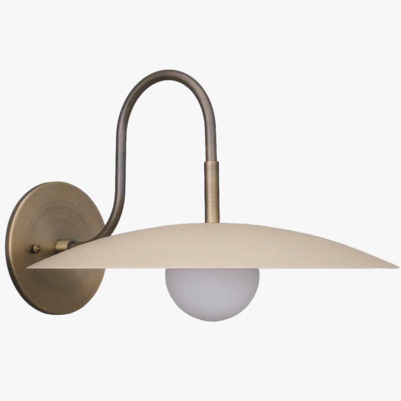 Curva Metal Modern Wall Sconce -...