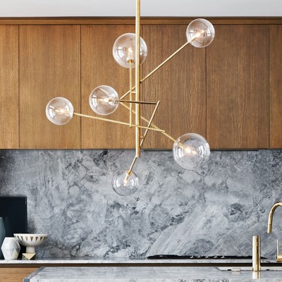 VERTICAL Ball Chandelier 2