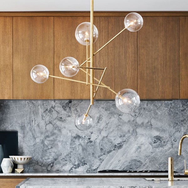 VERTICAL Ball Chandelier