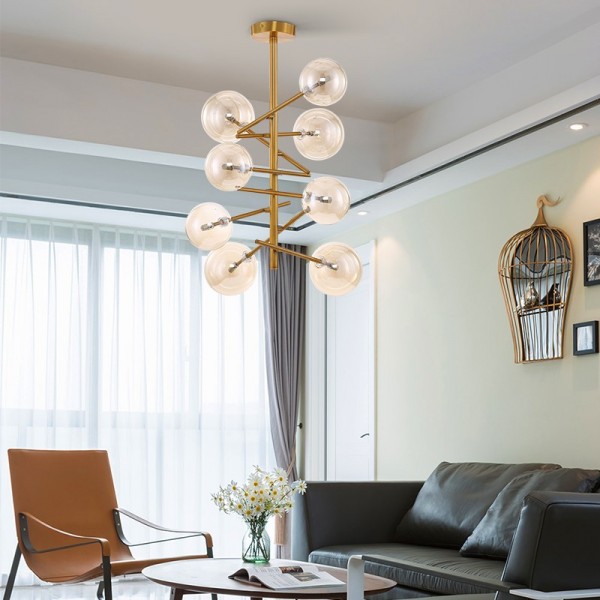 VERTICAL Ball Chandelier