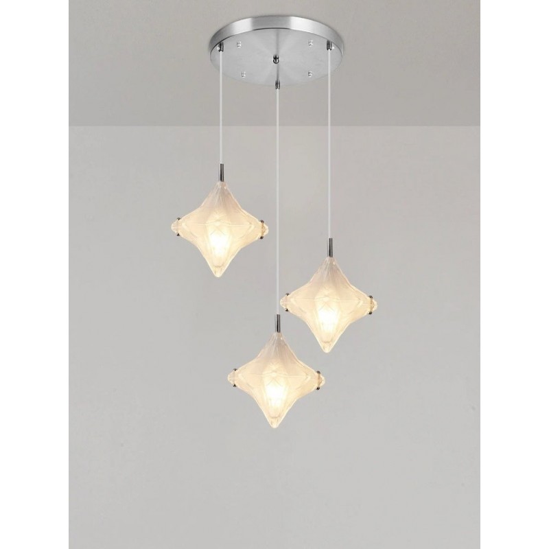Lampada a sospensione Art Déco Star...