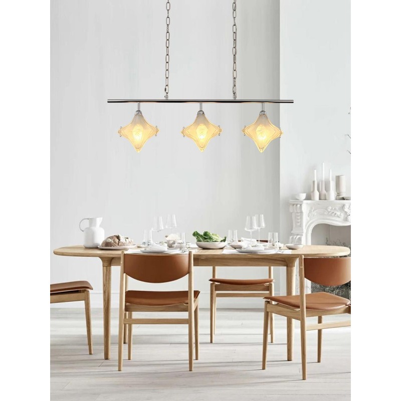 Art Deco-pendellampa med...
