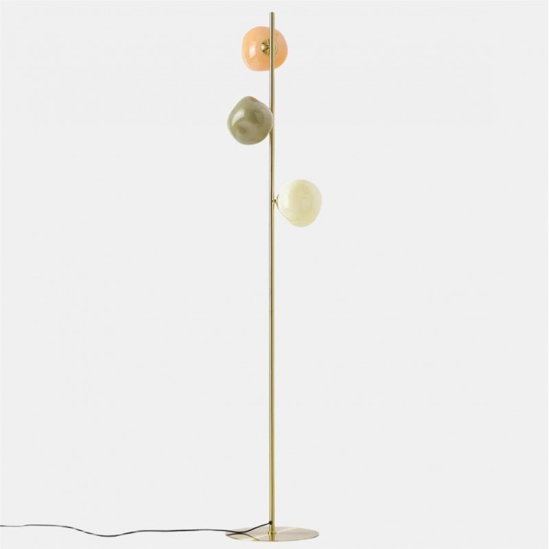 Modern Colorful Glass Floor Lamp –...