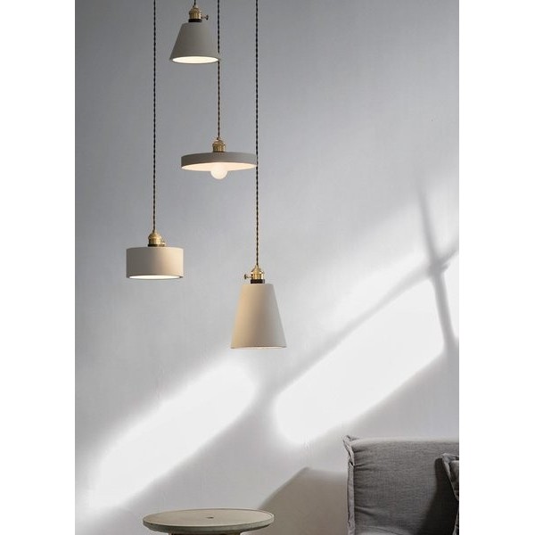 Vasa minimalistisk hängande lampa i betong