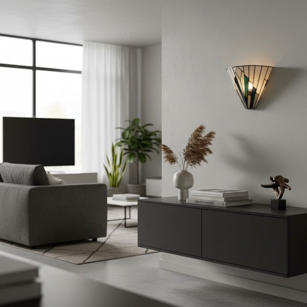 Astolyn Tiffany Artistic Glass Design Wall Lamp - Hallway Radiance
