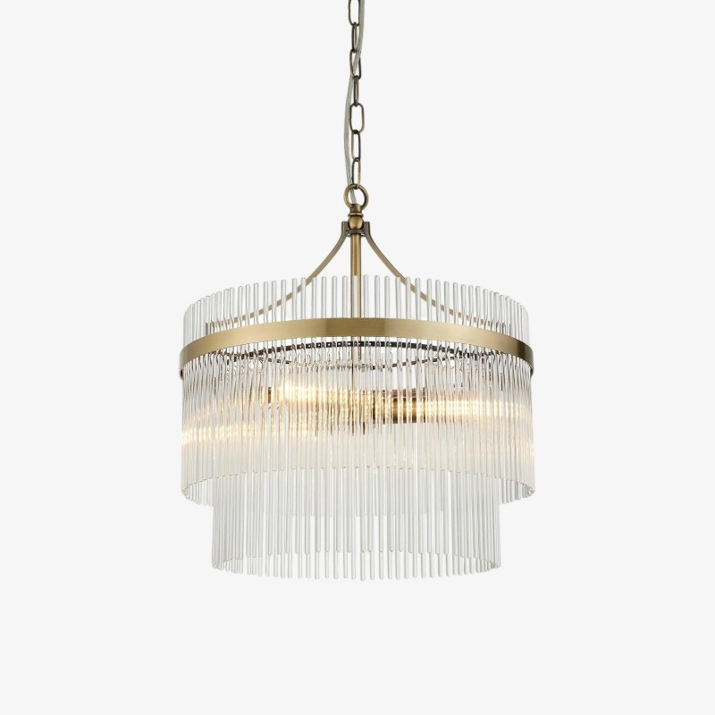 Elegant pendellampa med 3 ljusstavar...