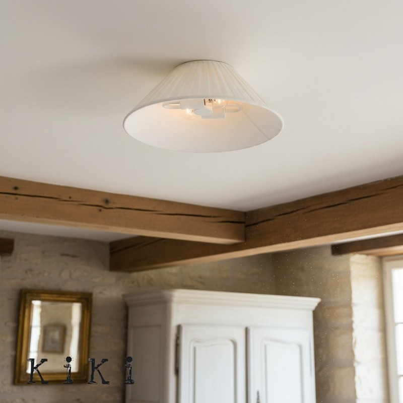 Luvora Fabric Shade Ceiling Lamp Ceiling Lamp KIKI LIGHTING — free download