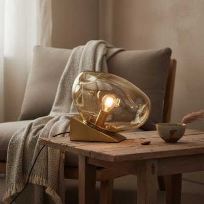 Glissora Glass Table Lamp -... 2